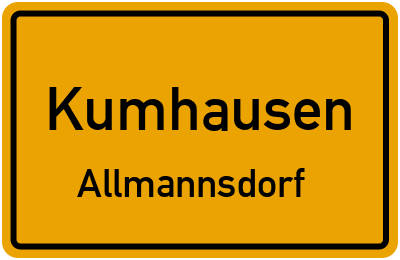 Straßenverzeichnis Kumhausen Allmannsdorf