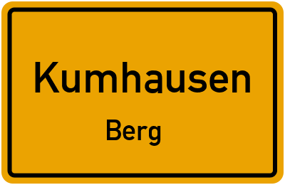 Straßenverzeichnis Kumhausen Berg