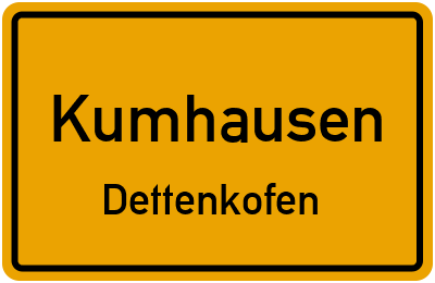 Straßenverzeichnis Kumhausen Dettenkofen
