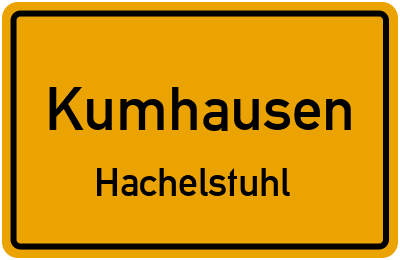 Straßenverzeichnis Kumhausen Hachelstuhl