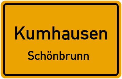 Straßenverzeichnis Kumhausen Schönbrunn