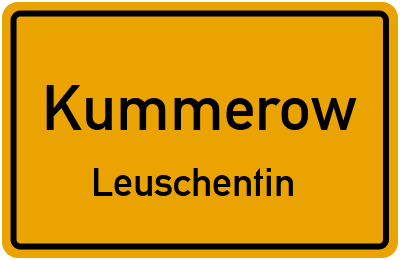 Straßenverzeichnis Kummerow Leuschentin