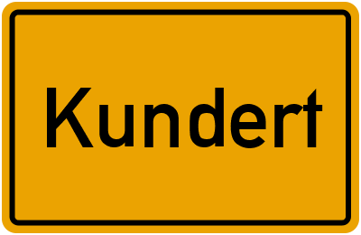 Ortsschild von Gemeinde Kundert in Rheinland-Pfalz