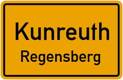 Straßenverzeichnis Kunreuth Regensberg