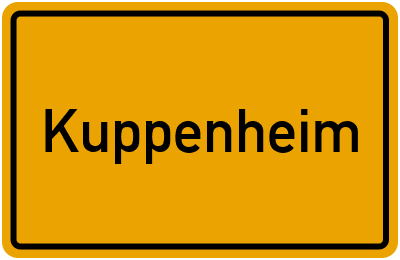 Branchenbuch Kuppenheim, Baden-Württemberg