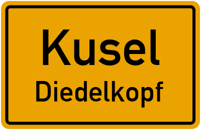 Straßenverzeichnis Kusel Diedelkopf