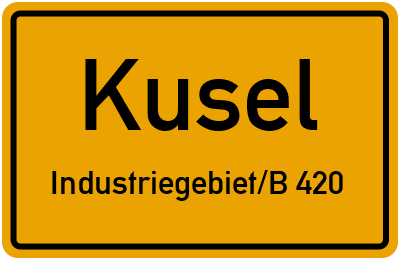 Straßenverzeichnis Kusel Industriegebiet/B 420