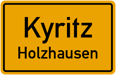 Straßenverzeichnis Kyritz Holzhausen