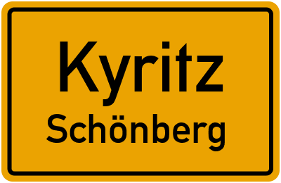 Straßenverzeichnis Kyritz Schönberg