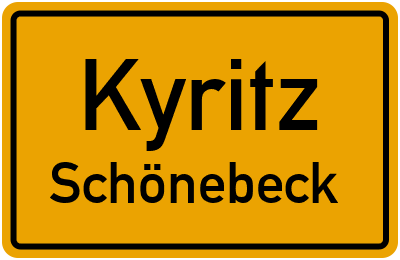 Straßenverzeichnis Kyritz Schönebeck
