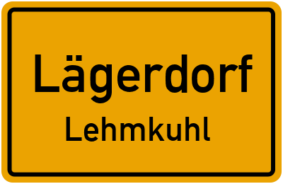 Straßenverzeichnis Lägerdorf Lehmkuhl