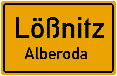 Straßenverzeichnis Lößnitz Alberoda