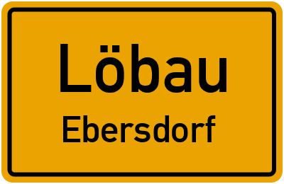 Straßenverzeichnis Löbau Ebersdorf