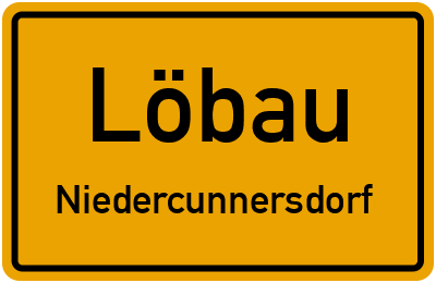 Straßenverzeichnis Löbau Niedercunnersdorf