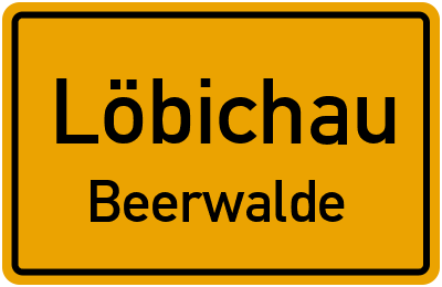 Straßenverzeichnis Löbichau Beerwalde