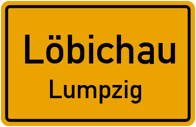 Straßenverzeichnis Löbichau Lumpzig