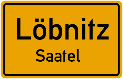 Straßenverzeichnis Löbnitz Saatel