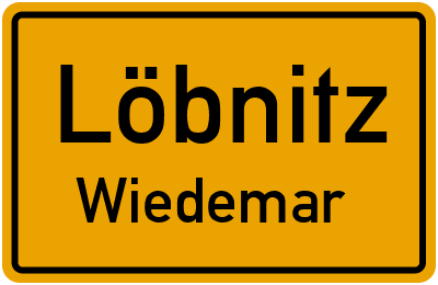 Straßenverzeichnis Löbnitz Wiedemar