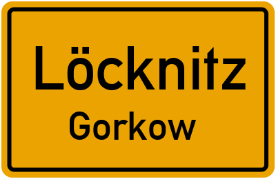Straßenverzeichnis Löcknitz Gorkow