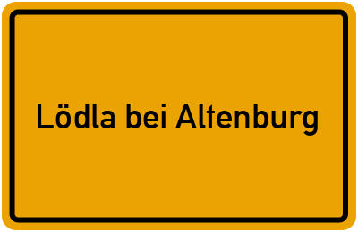 Branchenbuch Lödla bei Altenburg, Thüringen