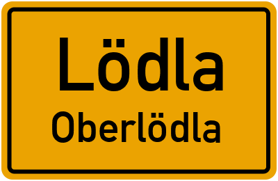 Straßenverzeichnis Lödla Oberlödla