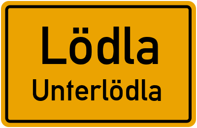 Straßenverzeichnis Lödla Unterlödla