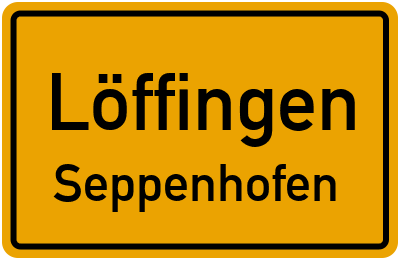 Straßenverzeichnis Löffingen Seppenhofen