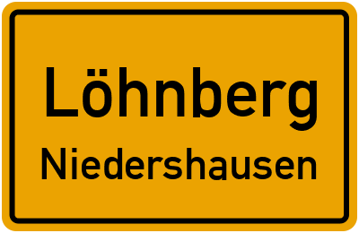Ortsschild Löhnberg Niedershausen