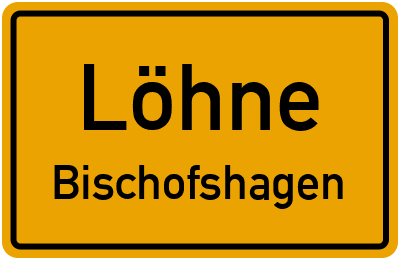 Straßenverzeichnis Löhne Bischofshagen