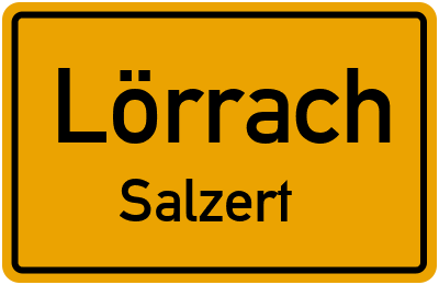 Straßenverzeichnis Lörrach Salzert