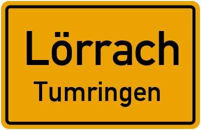 Straßenverzeichnis Lörrach Tumringen