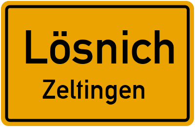Straßenverzeichnis Lösnich Zeltingen
