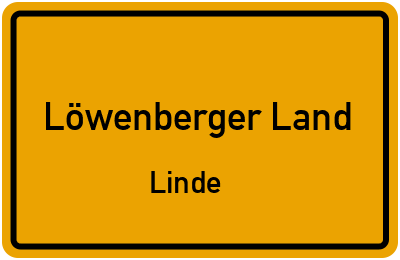 Straßenverzeichnis Löwenberger Land Linde