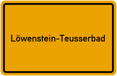 Branchenbuch Löwenstein-Teusserbad, Baden-Württemberg