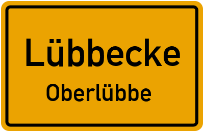 Straßenverzeichnis Lübbecke Oberlübbe