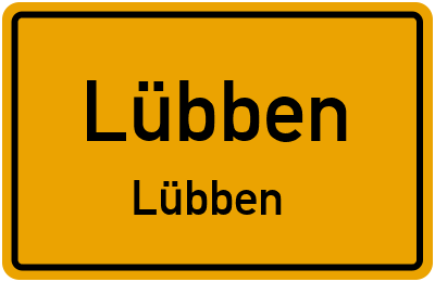 Straßenverzeichnis Lübben Lübben