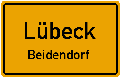 Straßenverzeichnis Lübeck Beidendorf