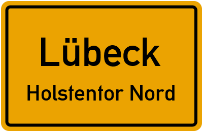 Straßenverzeichnis Lübeck Holstentor Nord