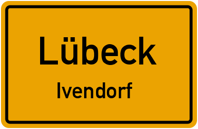 Straßenverzeichnis Lübeck Ivendorf
