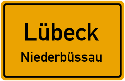 Straßenverzeichnis Lübeck Niederbüssau