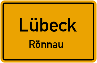 Straßenverzeichnis Lübeck Rönnau