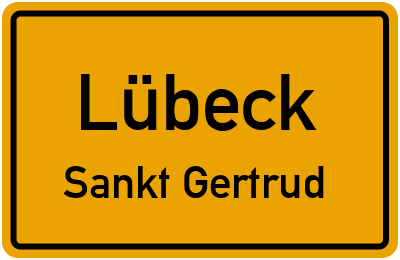 Straßenverzeichnis Lübeck Sankt Gertrud