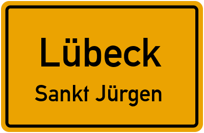 Straßenverzeichnis Lübeck Sankt Jürgen