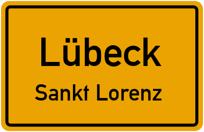 Straßenverzeichnis Lübeck Sankt Lorenz
