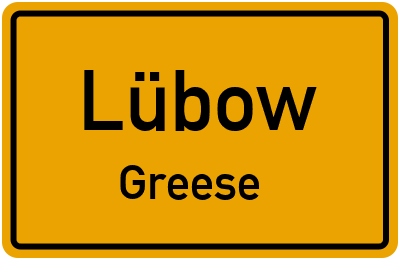 Straßenverzeichnis Lübow Greese