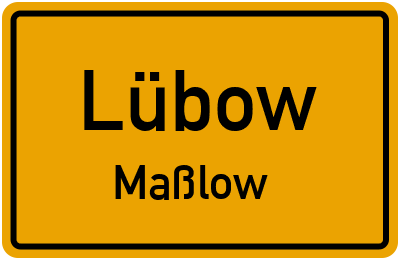 Straßenverzeichnis Lübow Maßlow