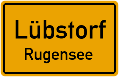 Straßenverzeichnis Lübstorf Rugensee