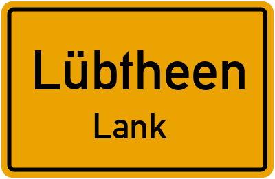 Straßenverzeichnis Lübtheen Lank