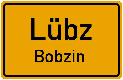 Straßenverzeichnis Lübz Bobzin