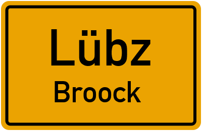 Straßenverzeichnis Lübz Broock